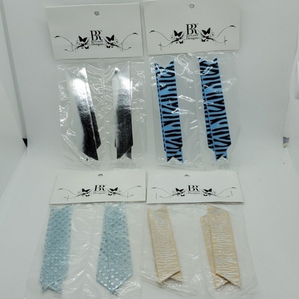 Brandi Renee Designs Interchangeable flip flop straps Lot of 4